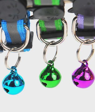 Reflecterende Halsband voor Katten & Kittens met Veiligheidsgesp en Belletje - Verstelbaar & Zacht