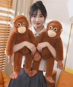 Grote Zachte Pluche Knuffel Gorilla / Aap - 62cm - Leuke Kinderkamer Decoratie & Cadeau