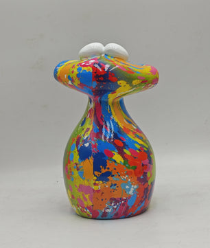 Karakteristieke Kikker Resin Figuur - Vrolijke Decoratie voor Huis, Kerst & Halloween