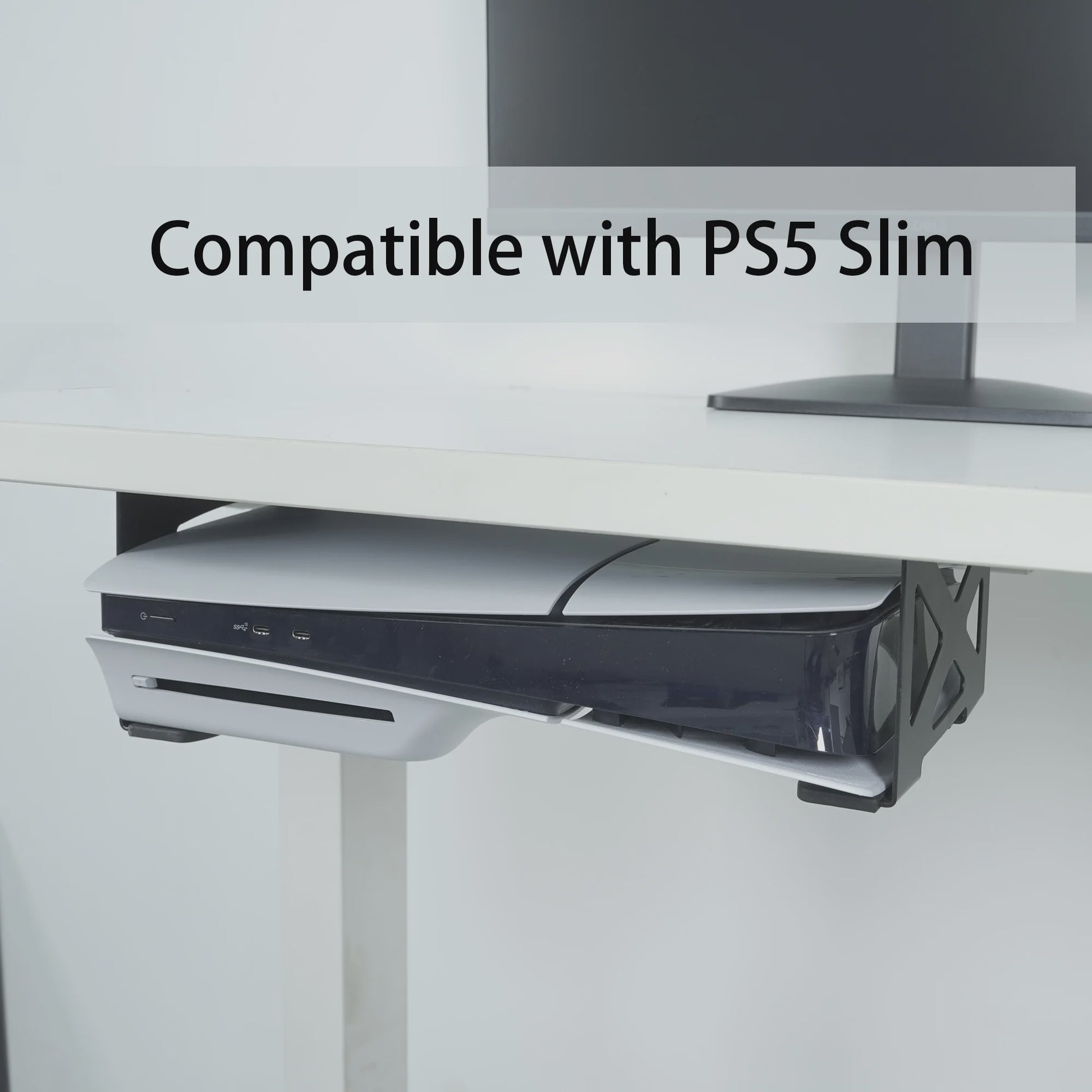 Monzlteck Onder Bureau Houder voor PS5 & PS5 Slim - Stealth Mount Console Bevestiging