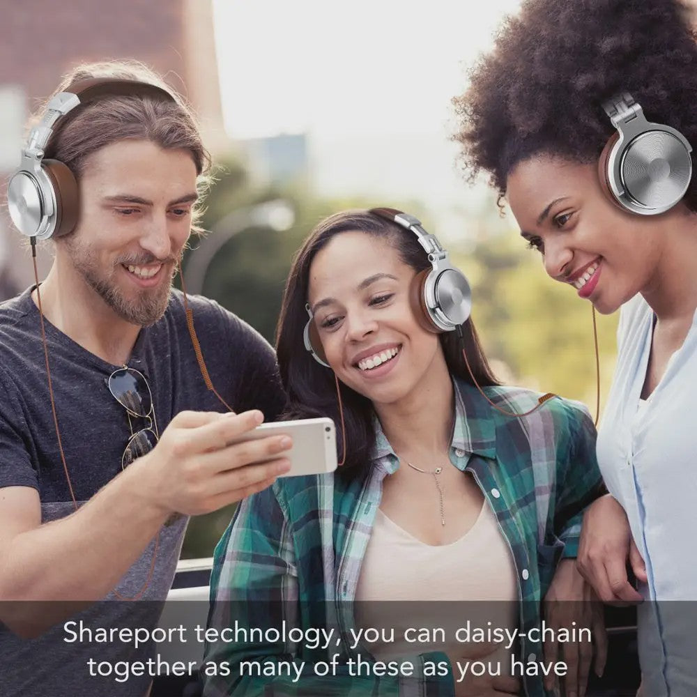 OneOdio Studio DJ Koptelefoon - Over-Ear, Hi-Res Audio, Ingebouwde Microfoon, 3.5mm/6.35mm