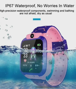 Lenovo Kinder Smartwatch 5G GPS SOS Camera Waterdicht - Veilig & Leuk Cadeau voor Jongens en Meisjes