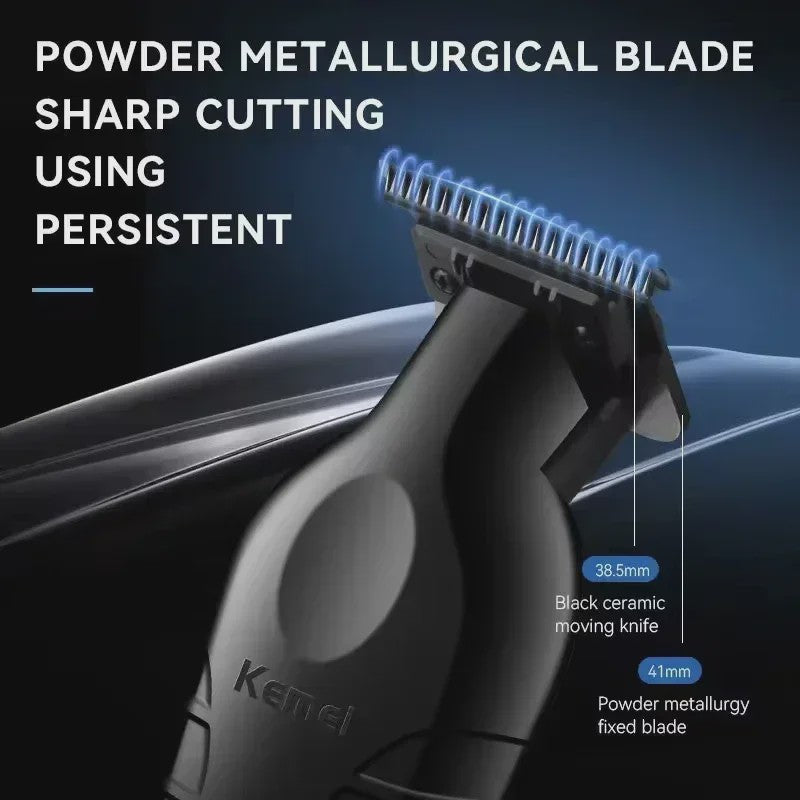 Kemei Professionele Draadloze Baardtrimmer & Tondeuse Set KM-1071/KM-2299