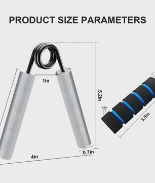 6-Pack Hand Grippers met Schuimrubberen Handvatten - Versterk Grip, Armen en Vingers