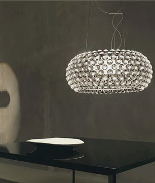 Foscarini Caboche Hanglamp - Luxe Acryl Bol Pendel voor Woonkamer, Eetkamer & Slaapkamer