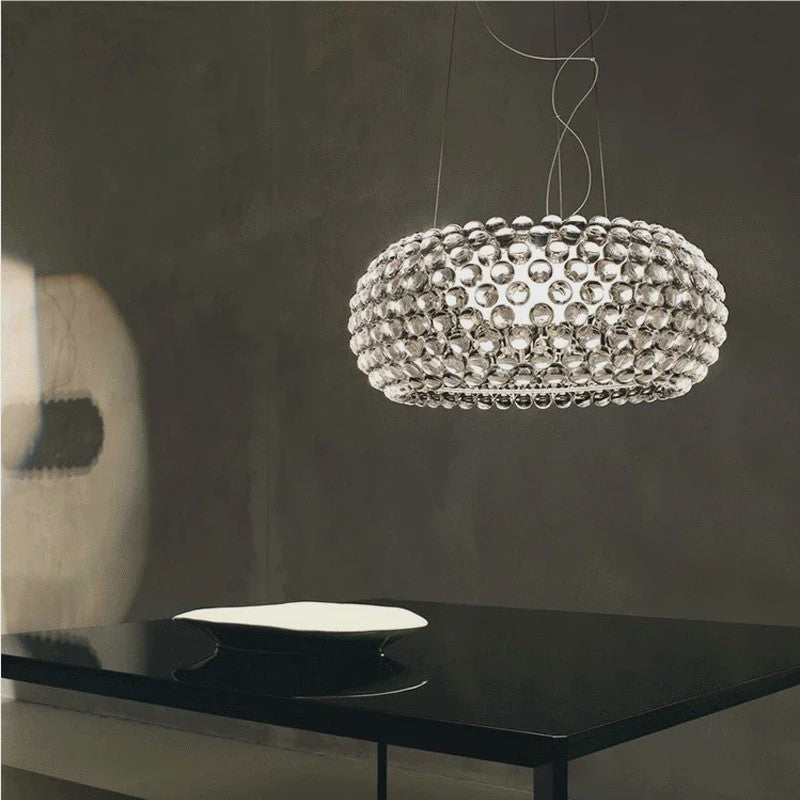 Foscarini Caboche Hanglamp - Luxe Acryl Bol Pendel voor Woonkamer, Eetkamer & Slaapkamer