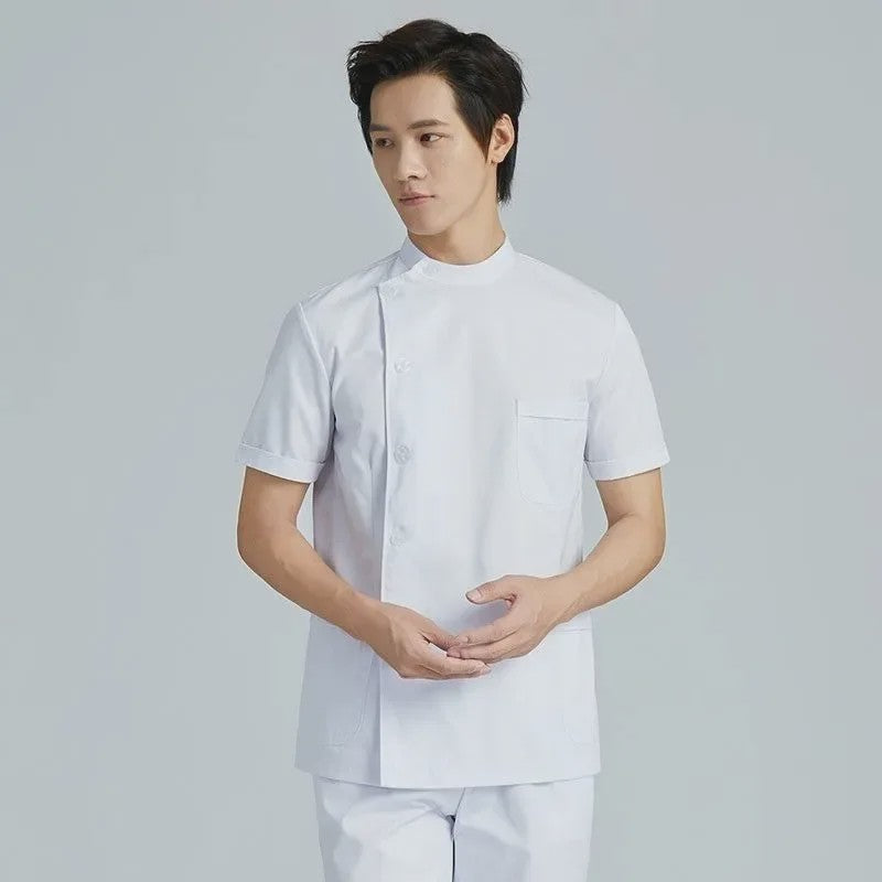 Medische Scrubs Uniform Heren - Korte & Lange Mouw | Zorgkleding