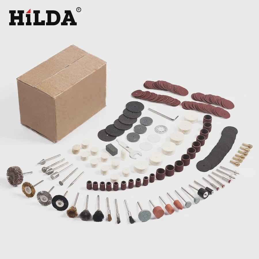 HILDA 91-delige Rotary Tool Accessoireset voor Dremel en Vergelijkbare Gereedschappen