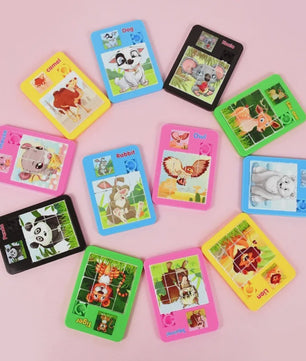 Set van 12/24 Mini Puzzels met Dieren - Educatief Speelgoed voor Kinderen
