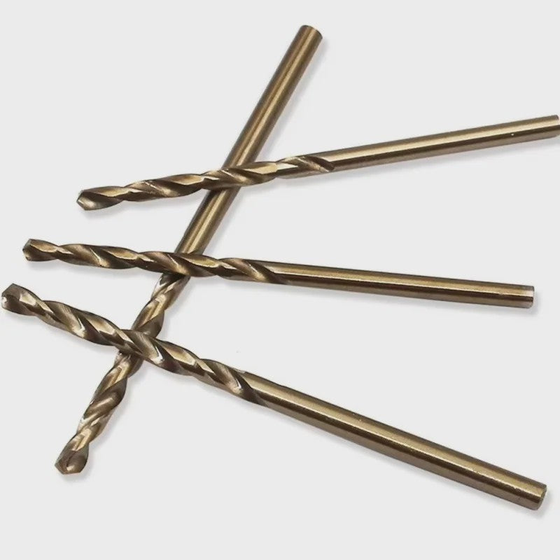 10-delige HSS M35 Kobalt Boorbits Set (1-3mm) voor Metaal & Roestvrij Staal