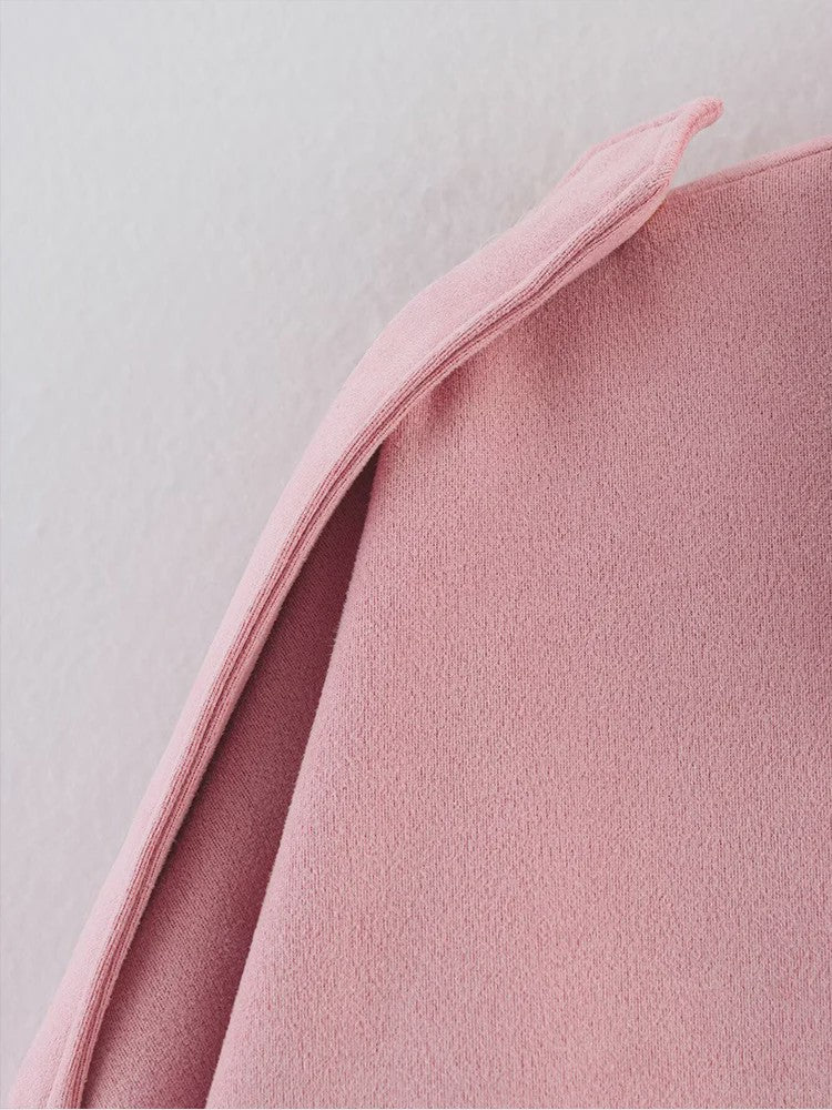 Dames Suède Bomberjack - Oversized Pasvorm, Lange Mouwen, Chic Streetwear