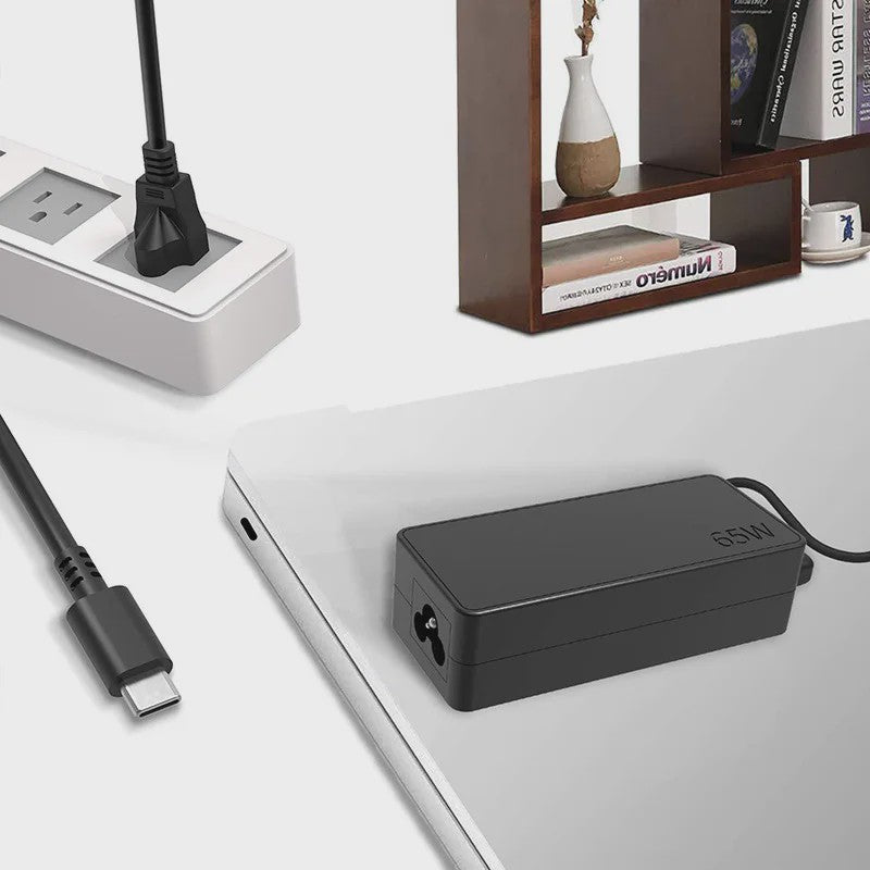 65W USB-C Laptop Lader met EU Stekker - Compatibel met ASUS, Lenovo, HP