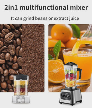 Krachtige 600W 2-in-1 Blender: IJscrusher & Multifunctionele Keukenmachine