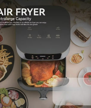 Grote Airfryer 10L met Glazen Venster - Gezond Frituren en Koken