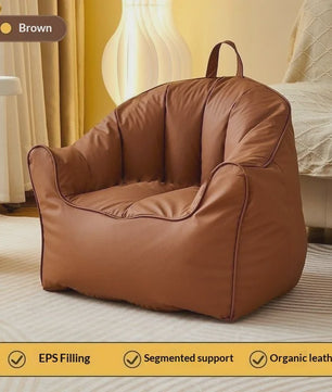 Kinder Pompoen Fauteuil Zitzak - Wasbare Hoes, Krasbestendig & Comfortabel