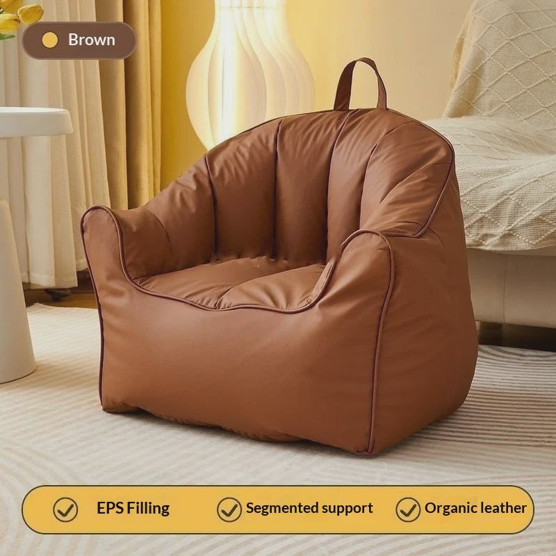 Kinder Pompoen Fauteuil Zitzak - Wasbare Hoes, Krasbestendig & Comfortabel
