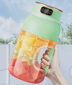 Draagbare USB Blender & Juicer Cup met Digitaal Display - Multifunctioneel & Ideaal voor Reizen