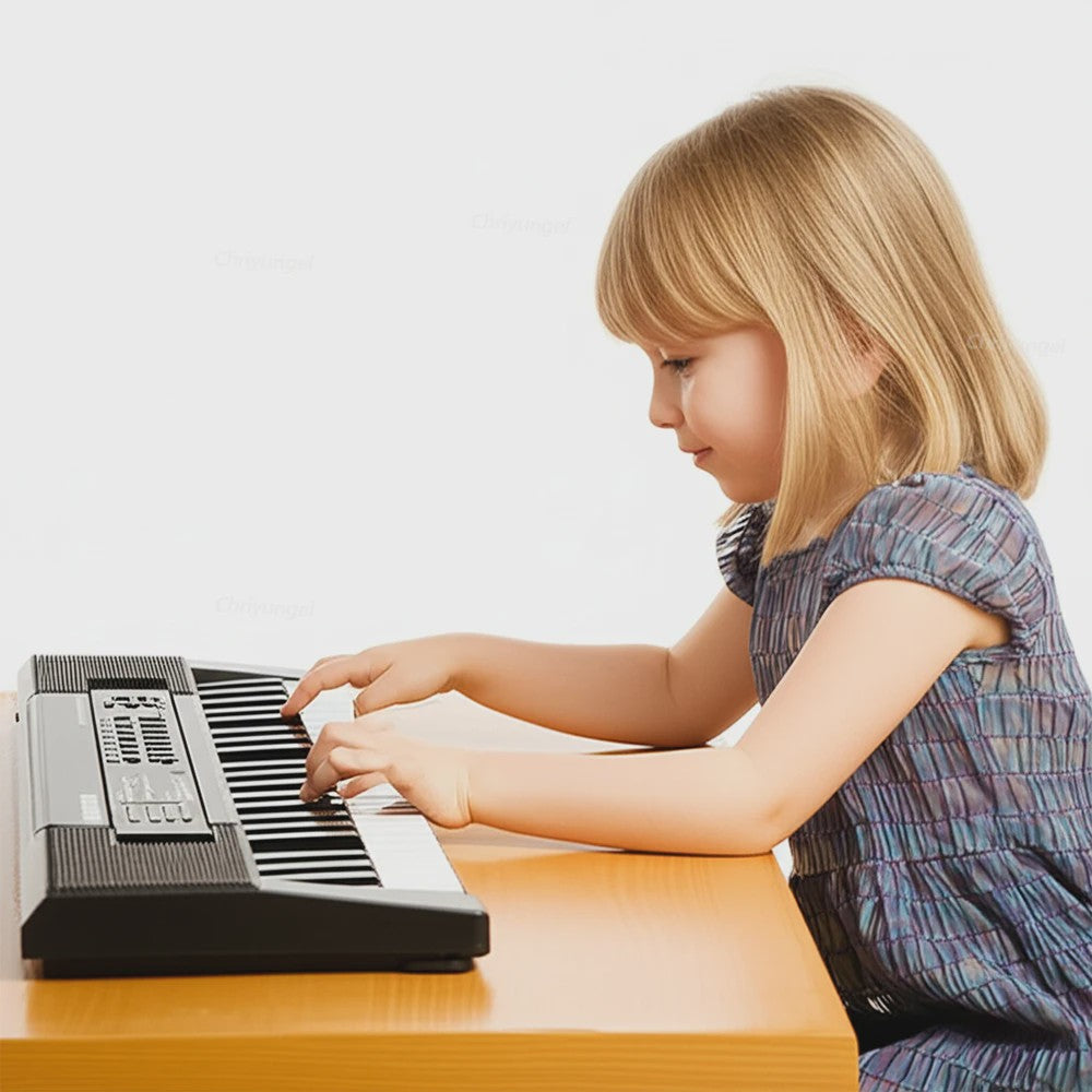 37 Toetsen Kinder Keyboard met Microfoon - Oplaadbaar Muziek Speelgoed