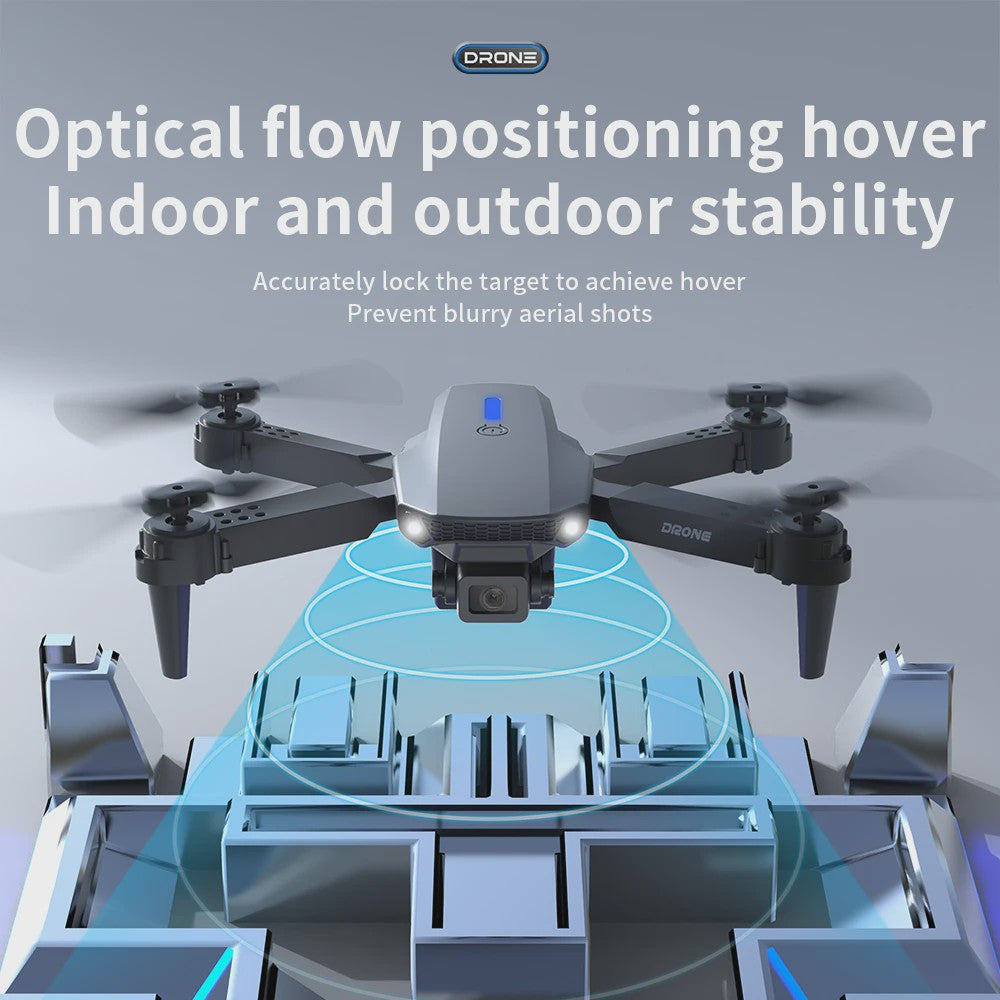 E88 Pro Max Drone: Opvouwbare Quadcopter met 4K Camera, Optische Flow en Beginnersvriendelijke Functies