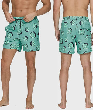 Herenshorts met Zomerse Print - Zwembroek, Strandshort & Sportbroek met Zakken