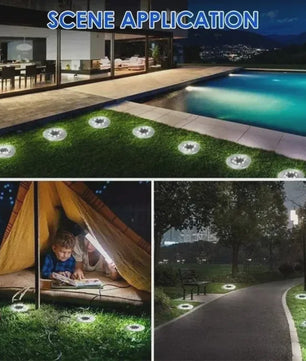 4x Solar Grondspots LED - Waterdichte Buitenverlichting voor Tuin, Terras & Oprit