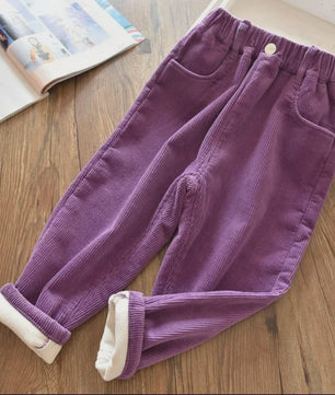 Warme Corduroy Broek Kinderen - Herfst/Winter Casual & Sportief