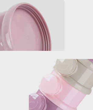 Babydoos Melkpoeder & Snack Container - Gelaagd & Draagbaar