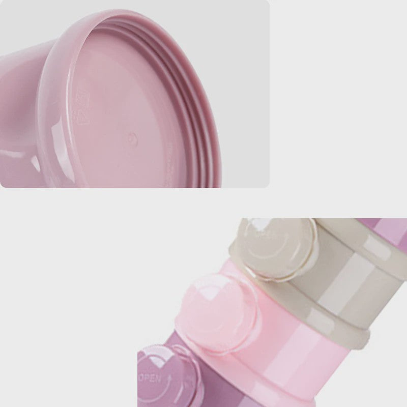 Babydoos Melkpoeder & Snack Container - Gelaagd & Draagbaar