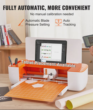 SucceBuy Vinyl Snijplotter 375mm - Professionele Plotter Machine met Software & Accessoires