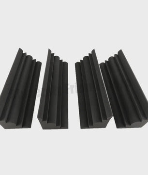 8x Akoestisch Schuim Panelen - 12x12x48cm Hoge Dichtheid Geluidsisolatie Hoek Basstraps