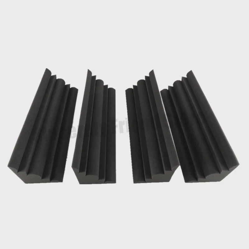 8x Akoestisch Schuim Panelen - 12x12x48cm Hoge Dichtheid Geluidsisolatie Hoek Basstraps