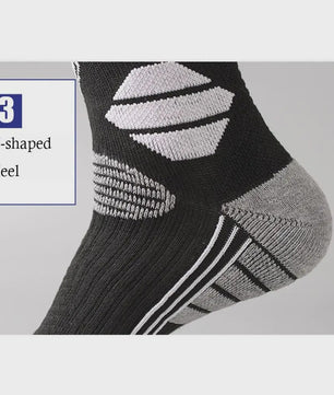 Warme Ski Sokken - Anti-slip, Ademend & Thermisch - Kniehoog