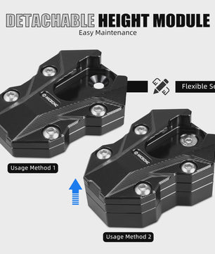 Verstelbare Zijstandaard Vergroter voor BMW R1300 GS/GSA (2024-2025) - Verbeterde Stabiliteit