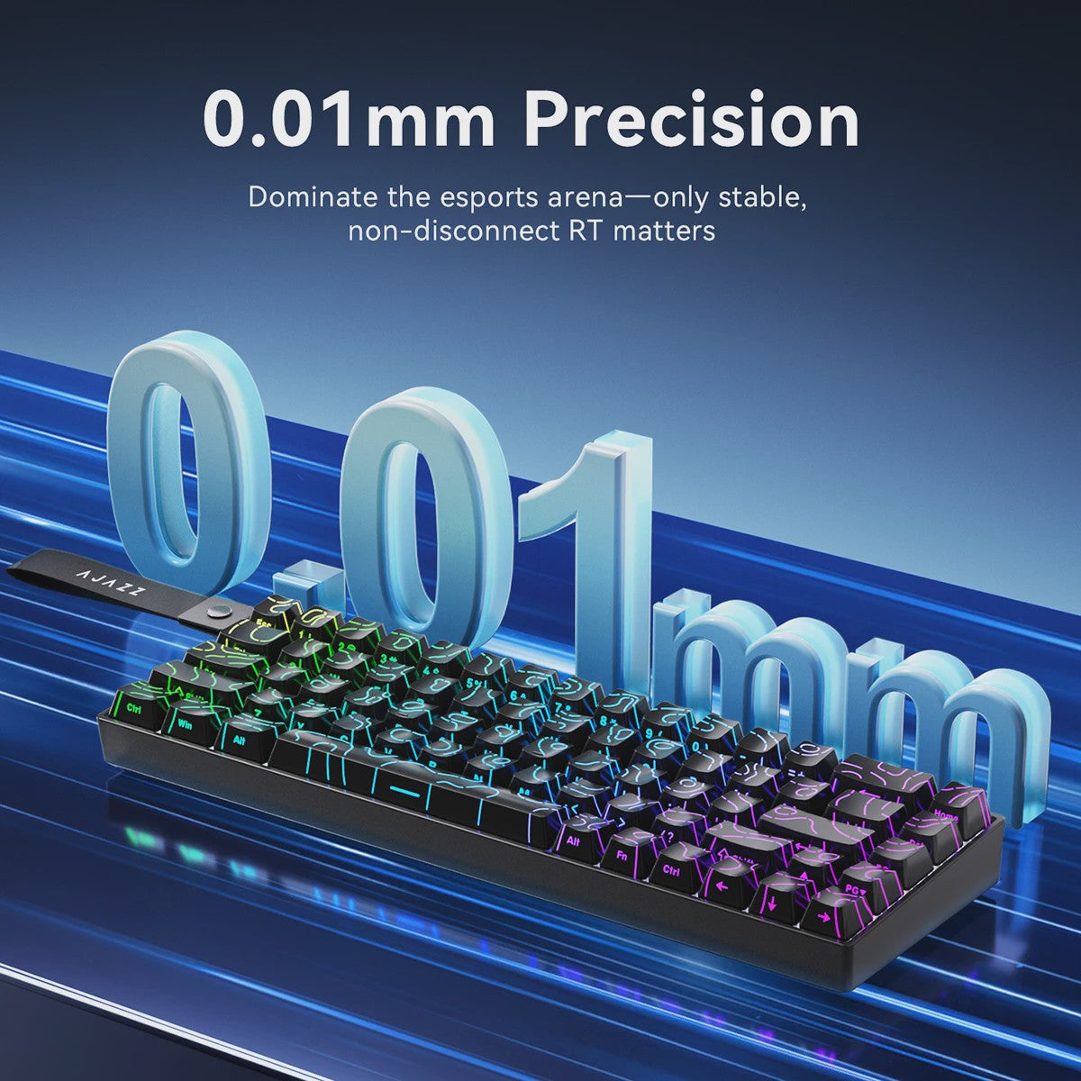 Ajazz AK680 V2 Gaming Toetsenbord: Magnetische Switches, 8K Polling Rate & RGB