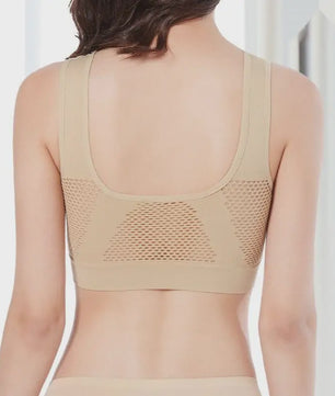 Seamless Sports BH met Uitsparingen & Push-up - Dames Yoga, Fitness & Running (M-6XL)