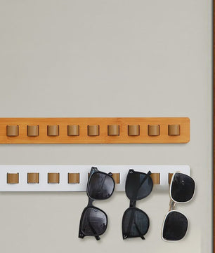 Houten Wandrek voor Brillen en Zonnebrillen - Stijlvolle Opberger