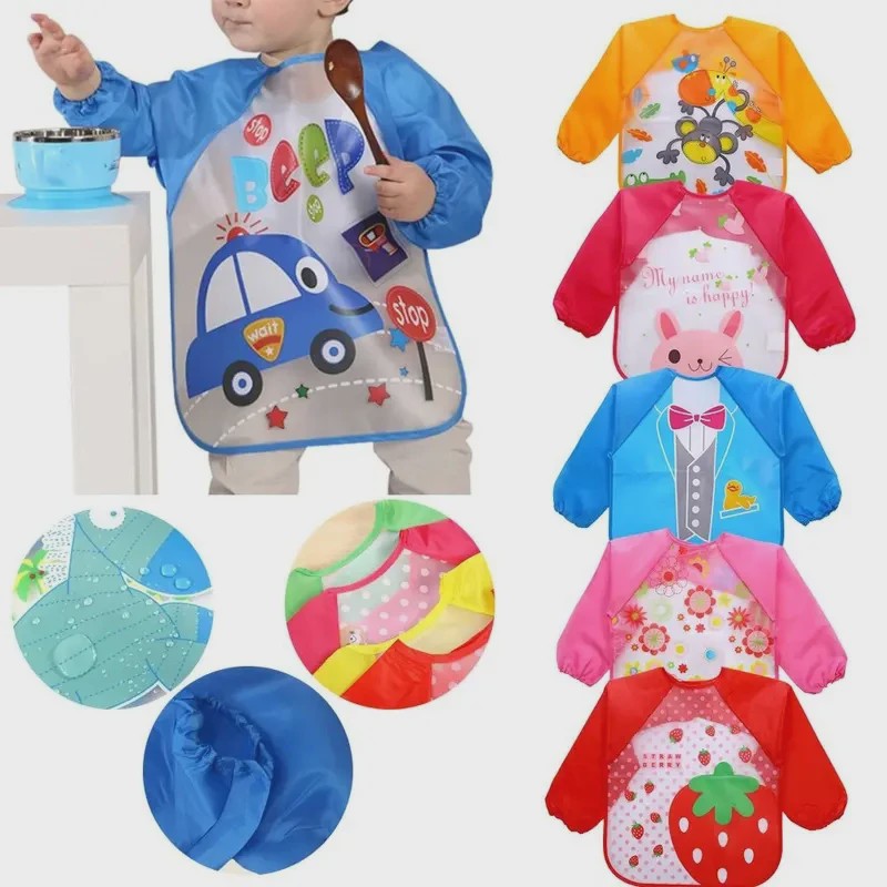 Waterdichte Slab met Lange Mouwen voor Baby's en Kinderen - EVA Materiaal
