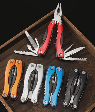 Compacte Multitool Tang met Mes, Schroevendraaier & Meer - Outdoor & Survival Gereedschap