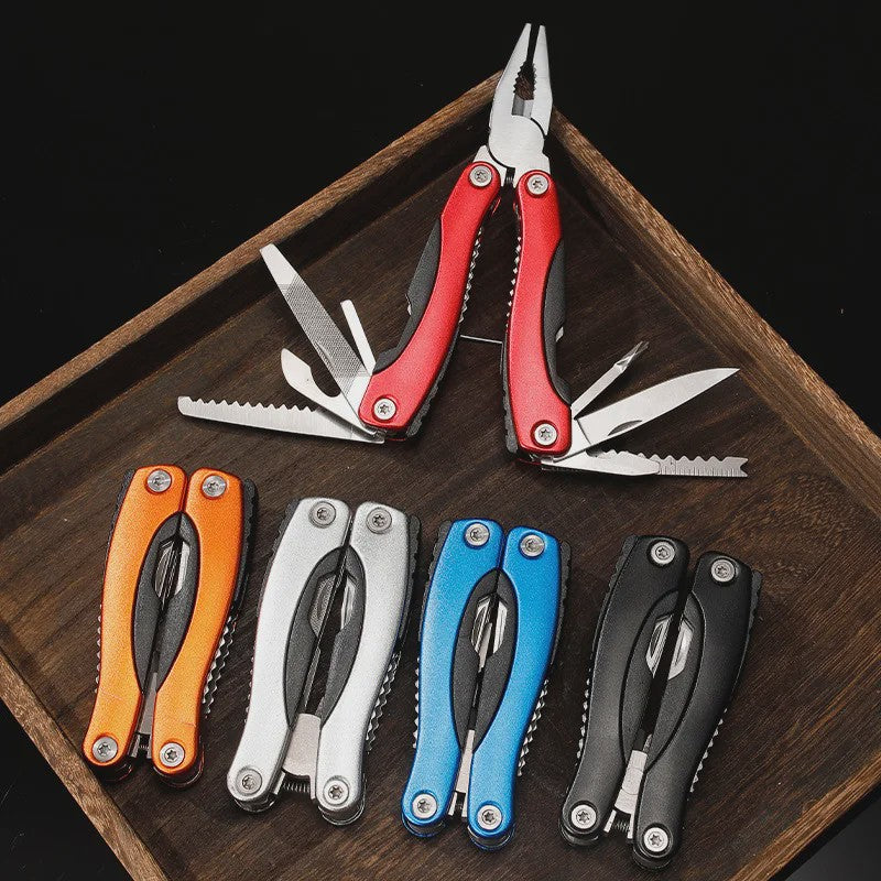 Compacte Multitool Tang met Mes, Schroevendraaier & Meer - Outdoor & Survival Gereedschap