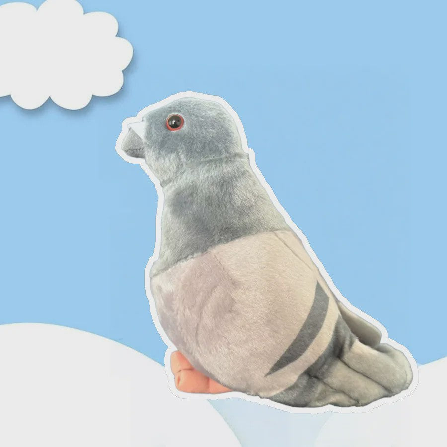 Schattige Pluche Duif Knuffel - 20cm Kawaii Duiven Speelgoed
