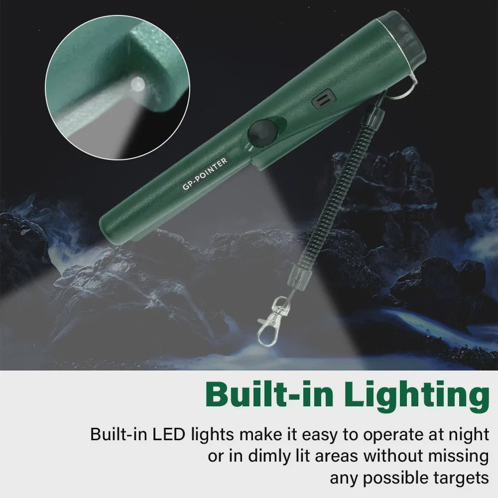 Draagbare Metaaldetector Pinpointer - Waterdicht, 360° Scanning & LED Verlichting