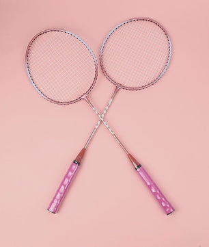 Badminton Racket Set: 2 Ultra-Lichte Rackets, Tas & 3 Shuttles - Ideaal voor Training & Plezier