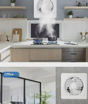 Ventilator Afzuigventilator 4, 6, 8 Inch - Badkamer, Keuken, Toilet - Wit