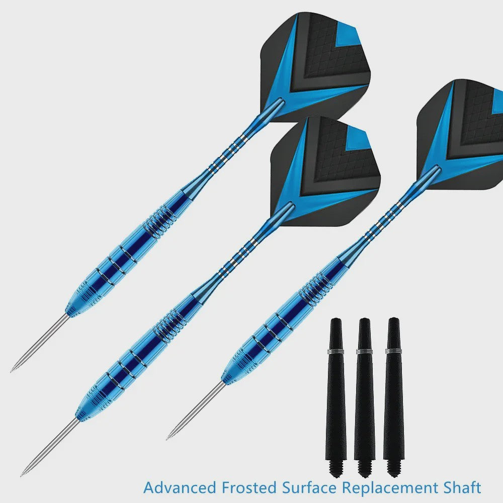Professionele 3-delige Steel Tip Darts Set - 24g - Aluminium Shafts & Opbergdoos