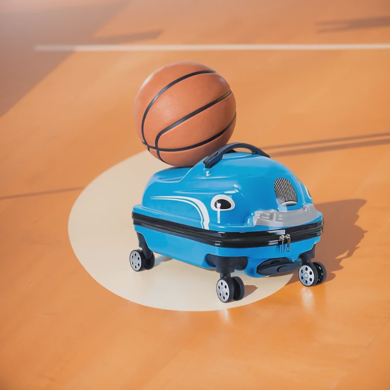 Vrolijke 20-Inch Kinderkoffer in Cartoon Auto Design - Stevig ABS PC met Spinnerwielen