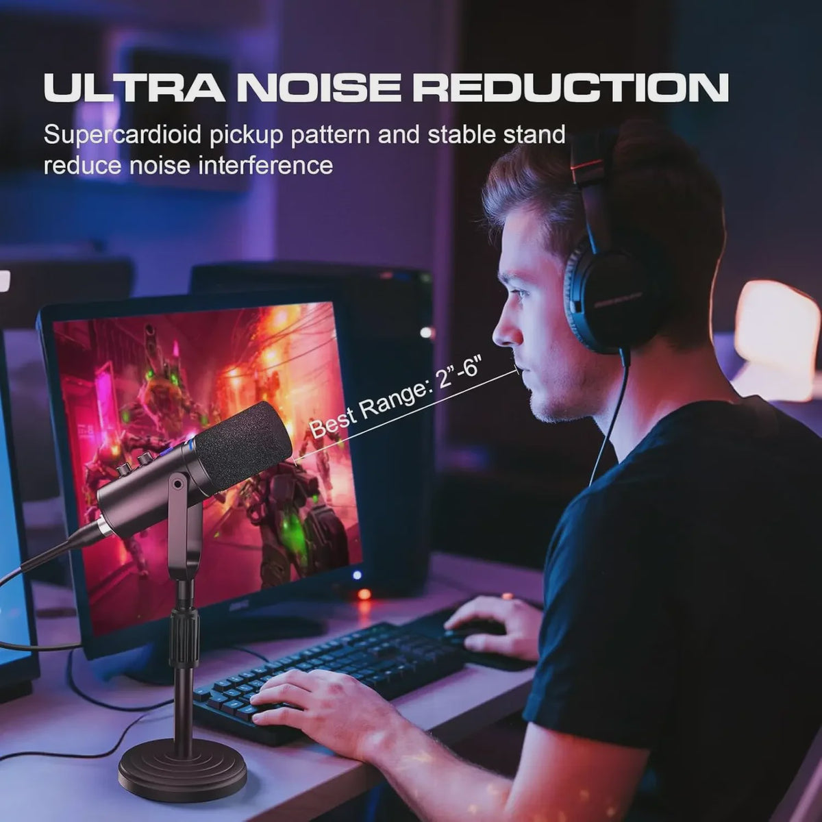 Dynamische Podcast Microfoon met XLR/USB - Studio Kwaliteit voor Opnames, Streaming & Gaming