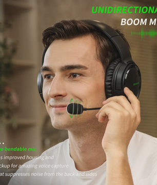 BINNUNE BG02 Gaming Headset met Microfoon - Bedraad, Compatibel met PS4, PS5, Xbox, PC & Switch