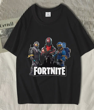 Fortnite Zomer T-shirt Unisex - Stijlvolle Casual Kleding van Puur Katoen