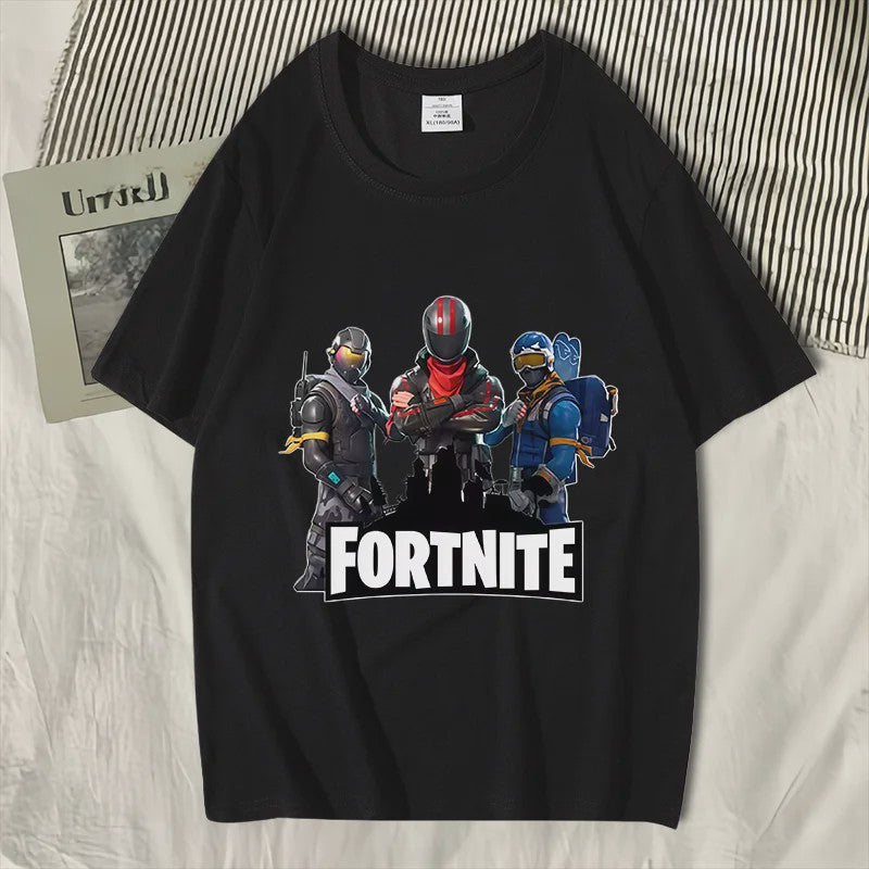 Fortnite Zomer T-shirt Unisex - Stijlvolle Casual Kleding van Puur Katoen