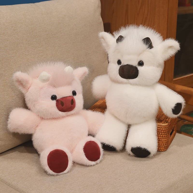 Kawaii Highland Koe Pluche Knuffel - 40cm Zacht & Knuffelbaar Speelgoed
